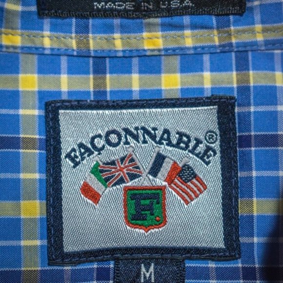 Façonnable Medium Casual Button-Up S/S Shirt - Picture 3 of 8